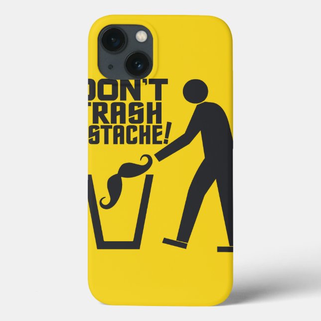 Trash Stache custom cases (Back)