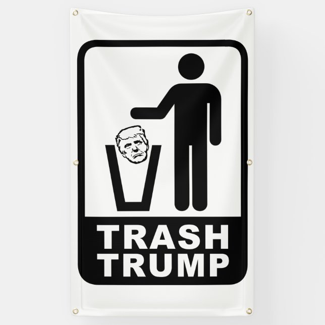 trash trump banner (Vertical)