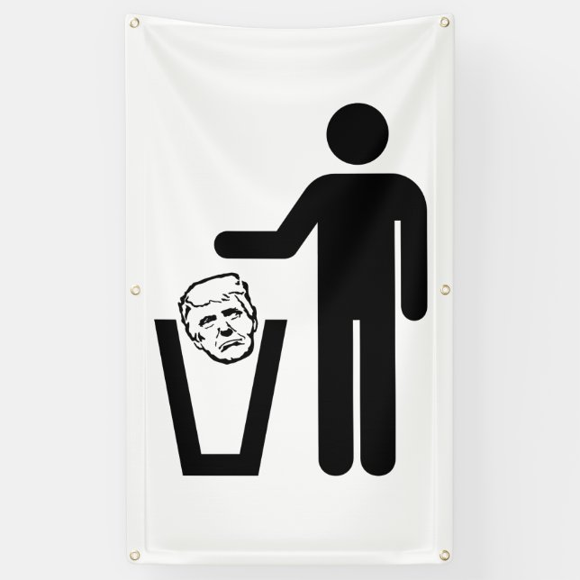 trash trump banner (Vertical)