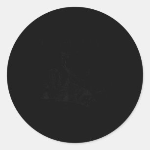 Trashed Panda Funny Drunk Raccoon  Classic Round Sticker