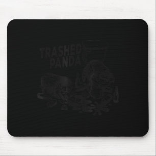 Trashed Panda Funny Drunk Racoon Mouse Mat