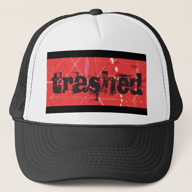 Trashed Trucker Hat (Front)