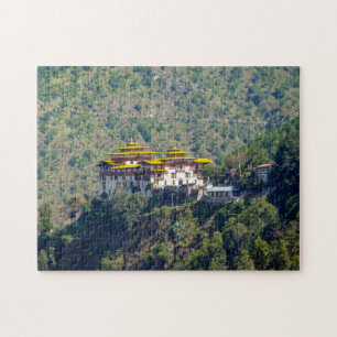 Trashigang Dzong - Eastern Bhutan, Hiamalaya, Asia Jigsaw Puzzle