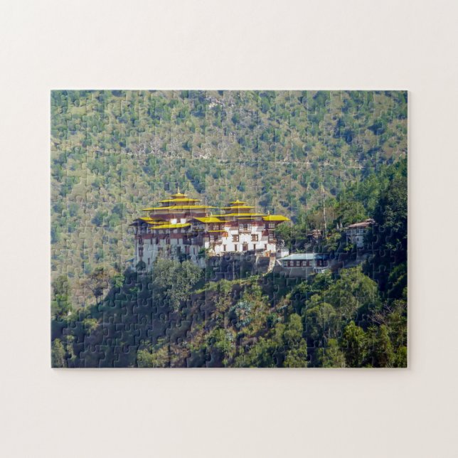 Trashigang Dzong - Eastern Bhutan, Hiamalaya, Asia Jigsaw Puzzle (Horizontal)