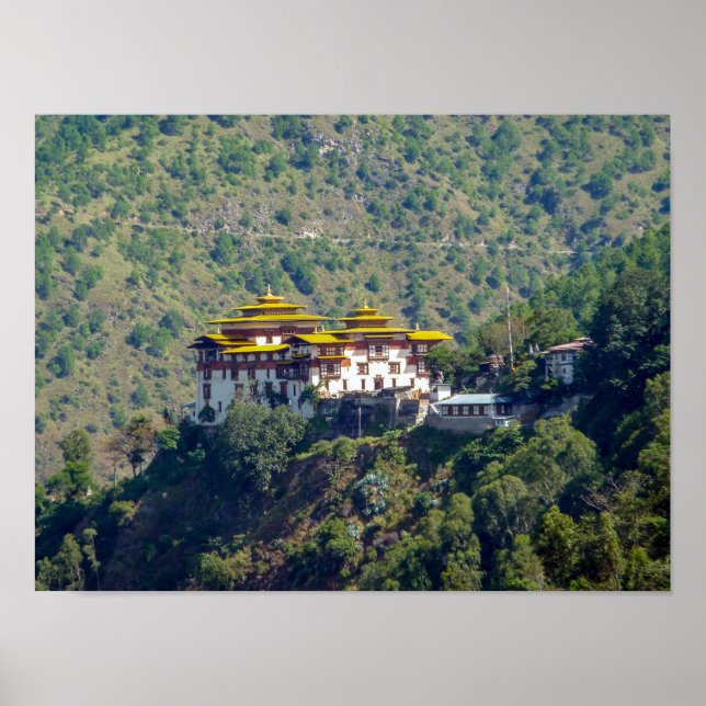 Trashigang Dzong - Eastern Bhutan Poster (Front)