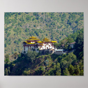 Trashigang Dzong - Eastern Bhutan Poster