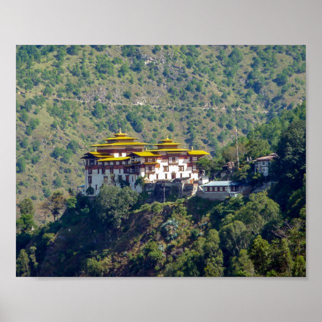 Trashigang Dzong - Eastern Bhutan Poster (Front)