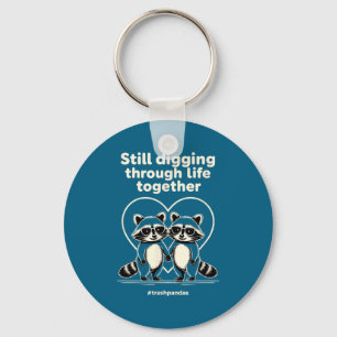 Trashpandas Couples Matching Valentines Day Annive Key Ring