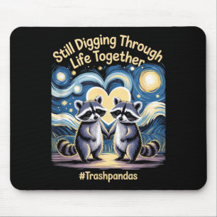 Trashpandas Couples Matching Valentines Day Annive Mouse Mat