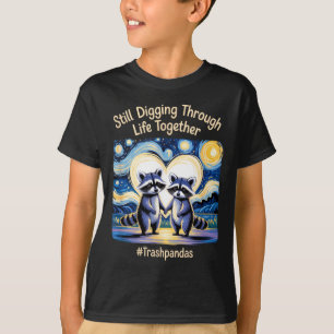 Trashpandas Couples Matching Valentines Day Annive T-Shirt