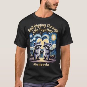 Trashpandas Couples Matching Valentines Day Annive T-Shirt