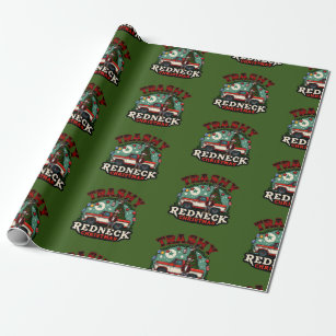 Trashy Redneck Christmas Wrapping Paper