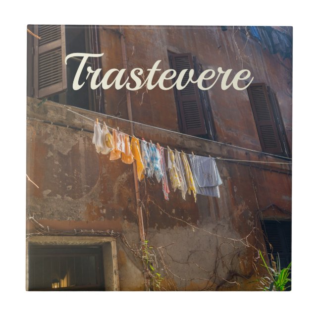 Trastevere Rome Tile (Front)