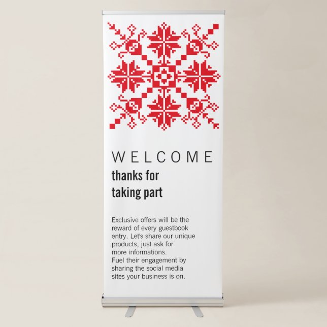 Tratlau Storefront Banner Digital Digits (Front)
