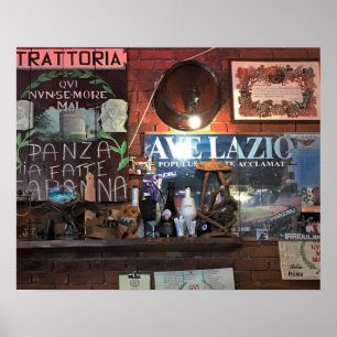 Trattoria - Authentic Italian Charm Poster