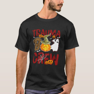 Trauma Boo Crew Halloween Trauma Therapist Match T-Shirt