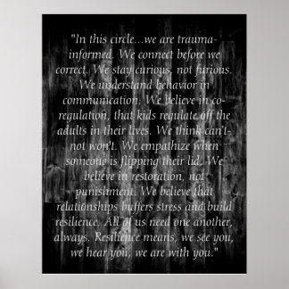 Trauma Informed Quotes Poster