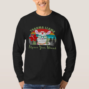 Trauma Llama Alpaca Your Wound Nurse Premium T-Shirt