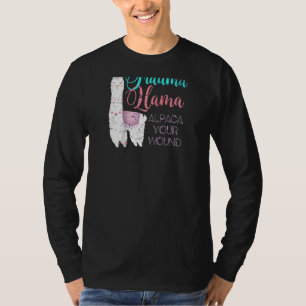 Trauma Llama Alpaca Your Wound Nurse Raglan T-Shirt