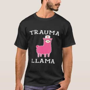 Trauma Llama Cute Woman Medical Doctor MD Physici T-Shirt
