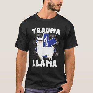 Trauma Llama Paramedic Rescue Service T Shirt