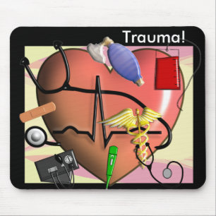 Trauma Nurse Art Gifts Mouse Mat