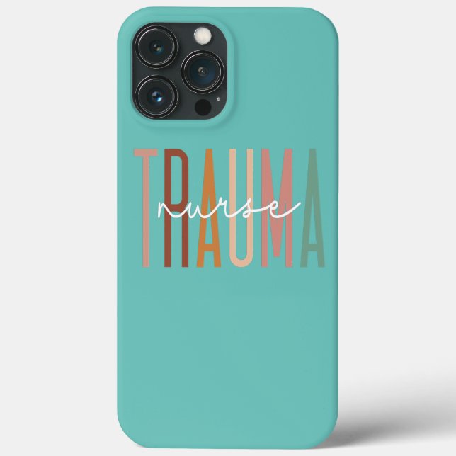 Trauma Nurse Psychiatric Nurse Emergency Trauma Case-Mate iPhone Case (Back)