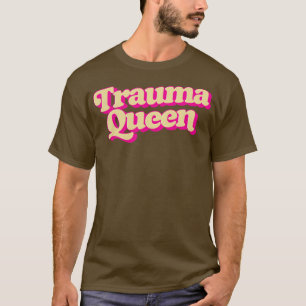 Trauma Retro Typography T-Shirt