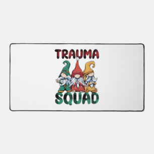 Trauma Squad Gnomes Emergency Nursing Desk Mat