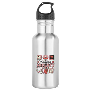 Trauma Surgery Vintage Medical Vector Shirt Design 532 Ml Water Bottle