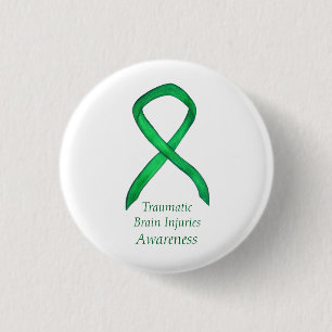 Traumatic Brain Injuries- TBI Awareness Ribbon Pin