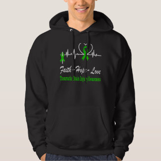 Traumatic Brain Injury Awareness Heartbeat Christi Hoodie