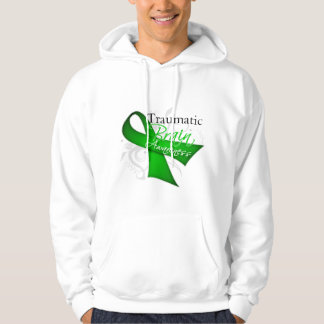 Traumatic Brain Injury Awareness Ribbon Hoodie