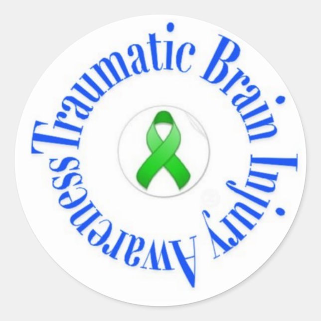 Traumatic Brain Injury Awareness Stickers (Front)