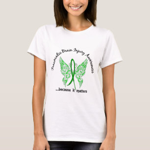 Traumatic Brain Injury Butterfly 6.1 T-Shirt