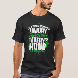 Traumatic Brain Injury Survivor Support TBI Awaren T-Shirt