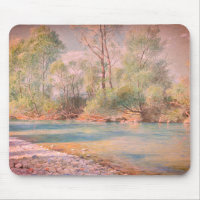 Traunstein River on the Road to Empfig, Bavaria: