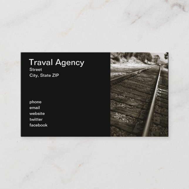 Traval Agency Business Card (Front)