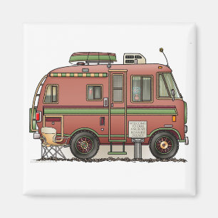 Travco Motor Home Camper RV Magnet