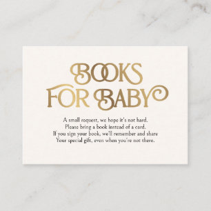 Travel Adventure Books for Baby Shower Enclosure Card