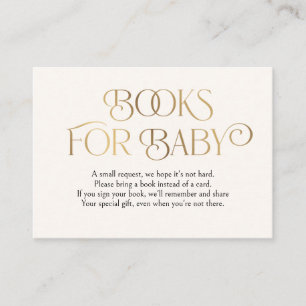 Travel Adventure Books for Baby Shower Enclosure Card