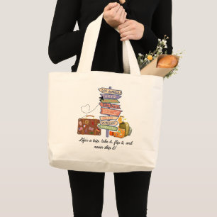 Travel Adventure Tote Bag