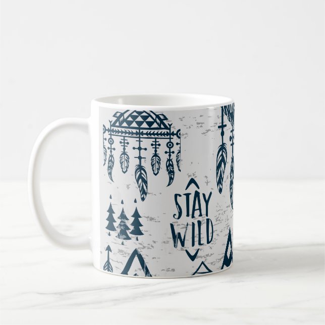 Travel adventure vintage set. coffee mug (Left)