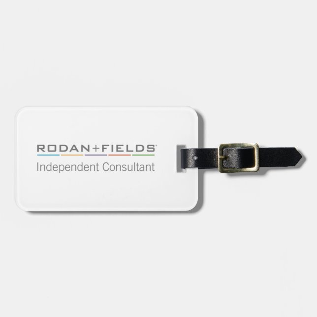 Travel & advertise luggage tag (Front Horizontal)