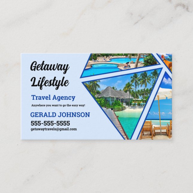 Travel Advisor Business Card (Front)