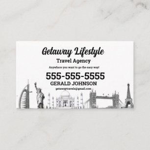 Travel Advisor Business Card