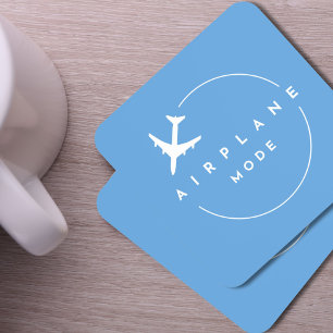 Travel Aeroplane Mode Minimalist Modern Aviation Coaster