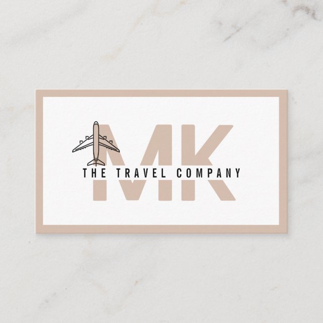 Travel Agency Agent Business Card (Front)