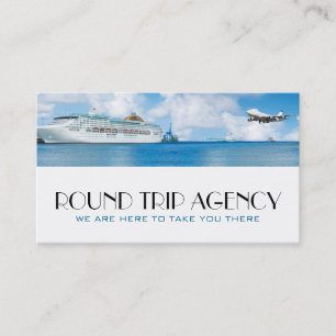 Travel Agency Agent Vacation Business Card