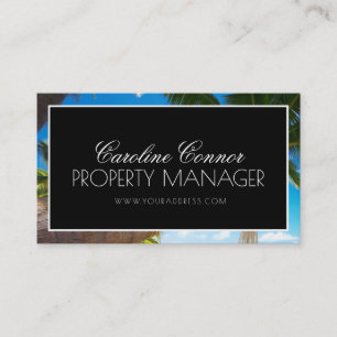 Travel Agency Beach Resort Vacation Rentals Business Card